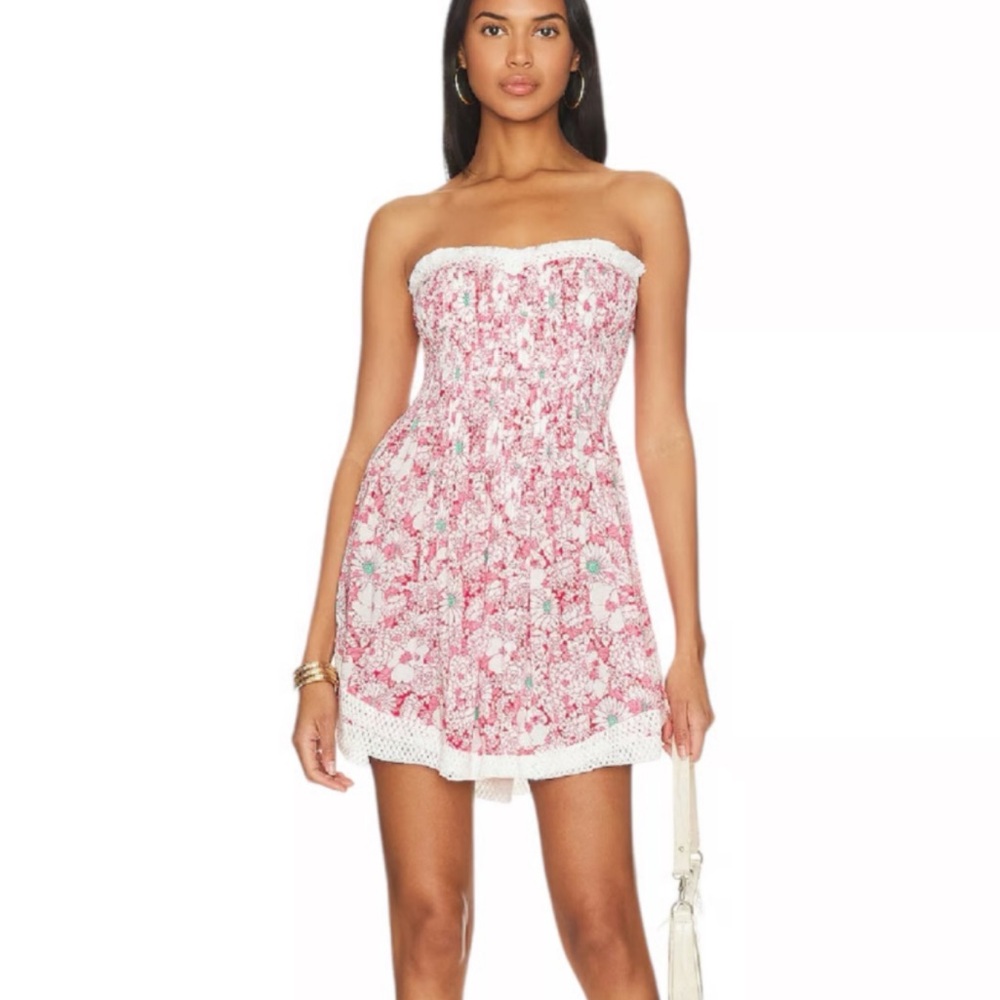 Poupette St Barth Claire Bandeau Dress in Mid 70’s Garden